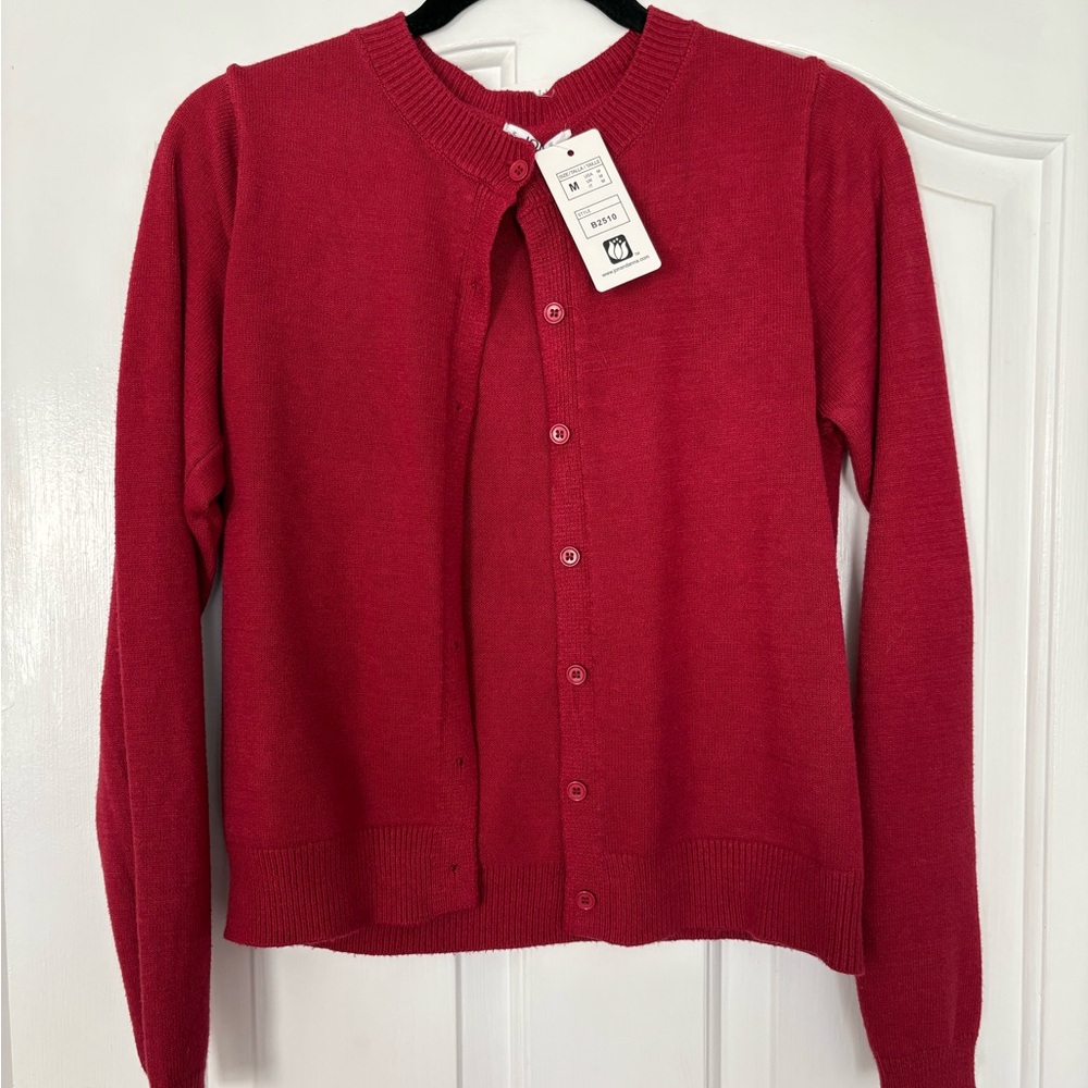 Classic Red Women's cardigan